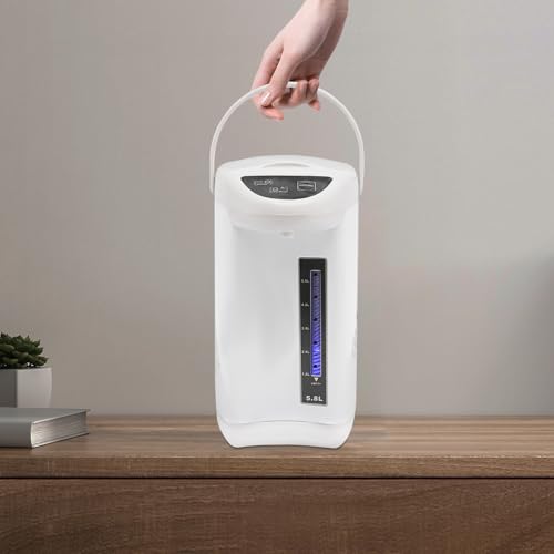 Electric Hot Water Pot Urn, Water Boiler & Warmer 4 Liter, Hot Water Dispenser with 3 Water Dispensing Modes, 750W Hot Water Kettle Instant Heating for Coffee & Tea (white)