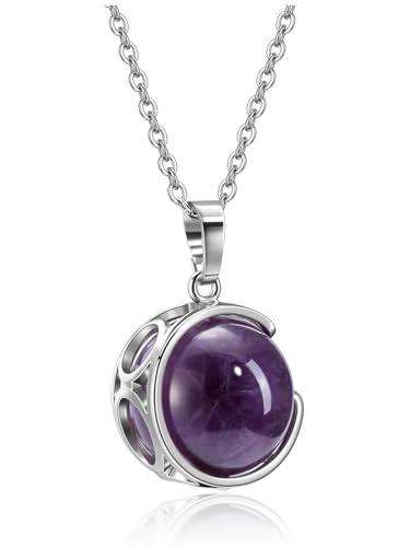 Top Plaza Amethyst Healing Crystal Stone...