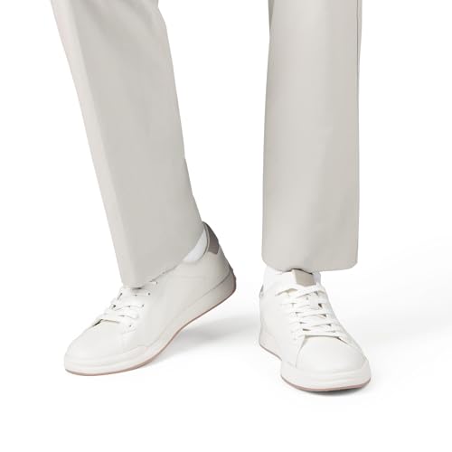 Bruno Marc Bruno Marc Men's Casual Dress Sneakers Business Shoes Lace-up Flexible Fashion Sneakers,Size 9,White,BMUMFN2506