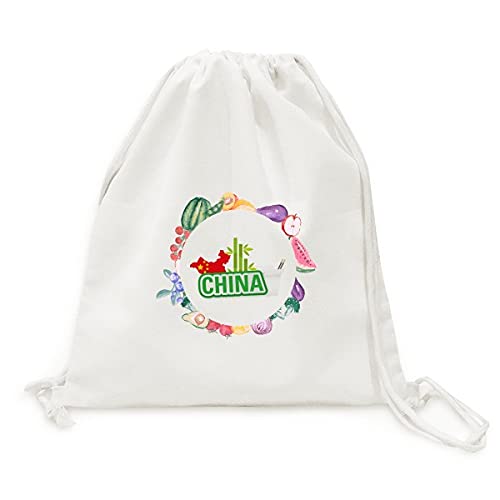 Sac en tissu pliable vert pour transporter fruits sans plastique