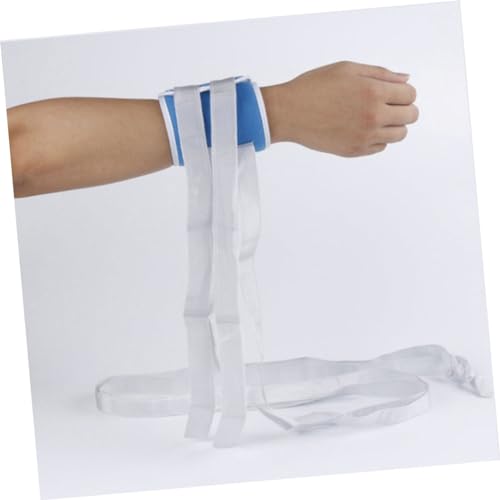 Healeved 4 Pcs mãos cintas de retenção de pés banda de restrições de braço restrições de perna restr