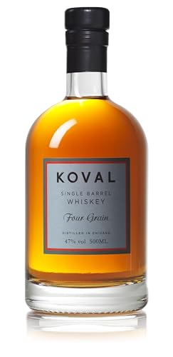 Koval I Four Grain Single Barrel Whiskey I 100% organische Rohstoffe I 47% Vol. I 500 ml