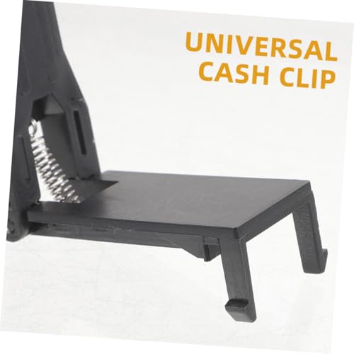 Zerodeko 5Pcs Cash Register Drawer Clips Money Organizer Clips for Cash Tray Compact and Lightweight Cash Holder for Easy Portability and Reliable Use4