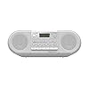 Panasonic RX-D550 FM-Radio mit Bluetooth, USB, CD, 20 W, Weiß