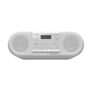 Panasonic RX-D550 FM-Radio mit Bluetooth, USB, CD, 20 W, Weiß