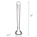 Stainless Steel Mini Spring Egg Beater Silicone Whisk Magic Hand Held Sauce Stirrer Blender Milk Frother Foamer Coffee Mixer (Steel Coil)