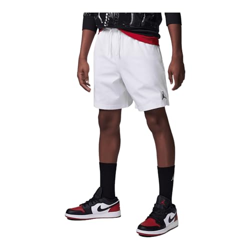 Jordan Big Kids' Jumpman Woven Play Shorts (White, 95D817-001)