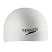 Speedo Silicone Long Hair Swim Cap, White, One Size