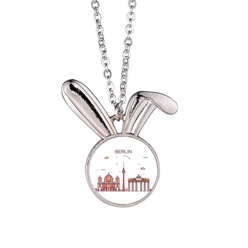Collier pendentif lapin Berlin cadeau anniversaire