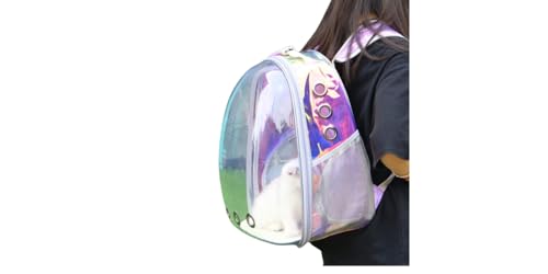 Mochila Astronauta Para Transporte Pet Visão De Acrilico Panorâmica Holografica Para Animais Cães Ga