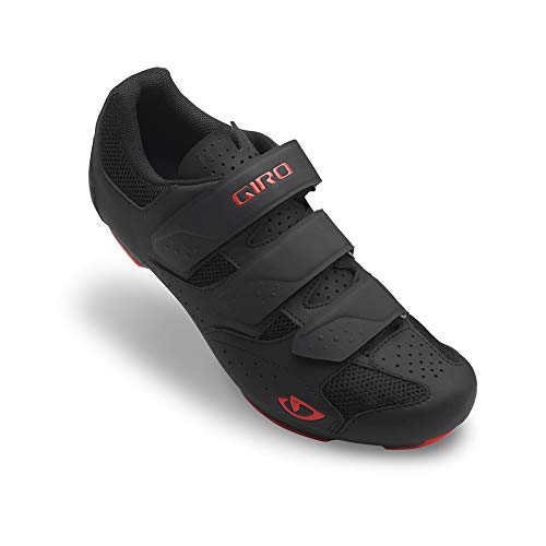 Giro Rev Mens Road Cycling Shoe − 47, Black/Bright Red (2020)2