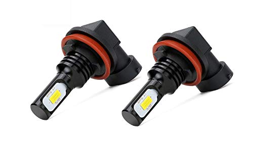 XSPEED Lighting H11 LED Fog Light Bulbs 3200 Lumens Extremely Bright Latest Version CSP 3570-Chips H8 H16JP LED Fog Light Bulb JDM Gold Yellow