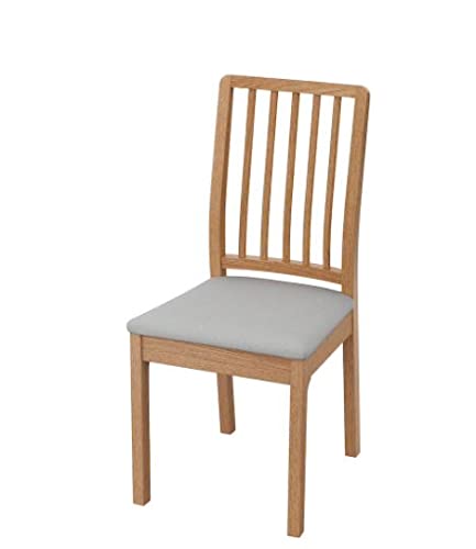 Ikea EKEDALEN Chair (Dark Brown/Orrsta Light Grey) : Amazon.in