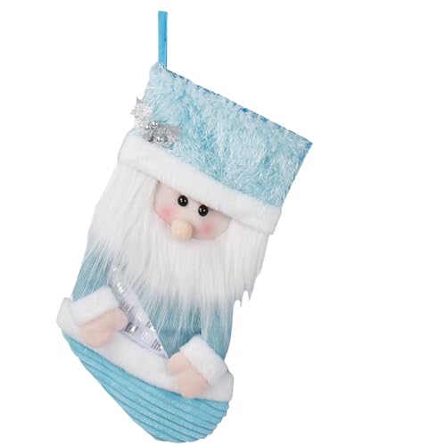 Calcetines Navidad - Gran Calcetín des Navidads para Decoracións | Decoraciones Lindas Árbols Navidad con Colgantes Pared Ventana, Ideal paras Chimenea, Picaporte, Árbol