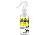 Skunk Odor Remover For Dogs,Removing Skunk Smell From House,Friendly For Dogs Head & Face,Suitable For Pet Areas,Fabrics,Carpets,Clothing,Car,Garages,Tool Sheds Odor Eliminator Spray 8.45oz