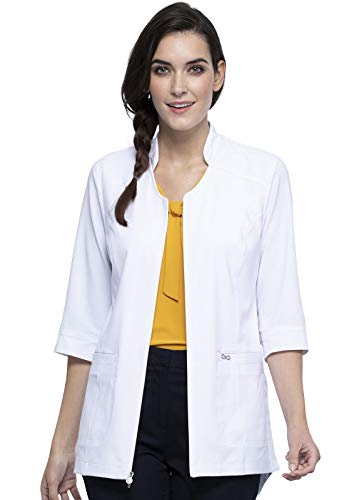 Amazon.com: Infinity Women's Zip Front Tunic Scrub Top - Mandarin