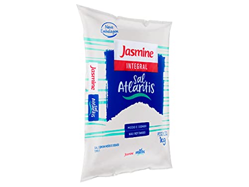 Kit 3 Sal Não Refinado Integral Atlantis Jasmine 1Kg