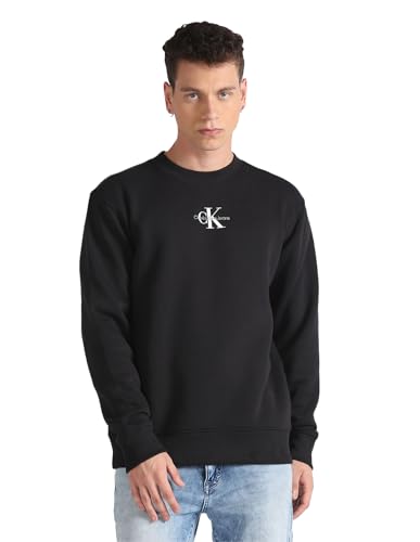 Sweatshirt Calvin Klein Monologo J30j323434 pour homme pull confortable anti-déformation