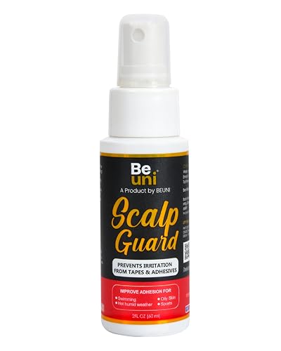Image of Scalp Protector Guard Spray for Hair Patch & Wigs - Helps Prevent Irritation from Tape & Adhesive | Anti-Itching Formula | Reduces Discomfort & Improves Adhesion