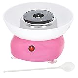Zuckerwatte Maschine | rosa weiß 27x16cm Kunststoff | Cotton Candy Jahrmarkt | Zuckerwattengerät Küchenmaschine Zucker