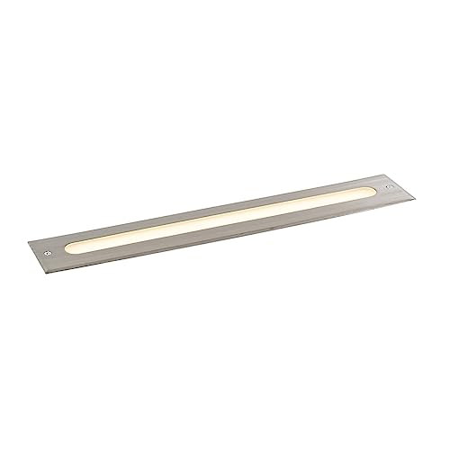 Grondspot LED IP65 étanche Eline Qazqa spot de sol encastrable extérieur acier 50cm
