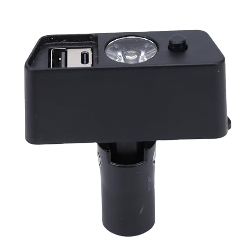 Spacnana Luz LED para Silla Eléctrica, Iluminación Amplia Superbrillante, ángulo Ajustable con Puerto de Carga USB con Cabezal XLR de 3 Pines, para Sillas Eléctricas JIUYUAN LONGWAY