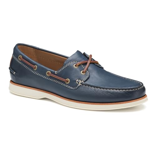 Johnston & Murphy Men’s Monaco Boat and Deck Shoes, Men’s Slip On Shoes, Moccasins for Men
