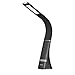 WILIT Lampe de Bureau LED Sans Fil, Lampe de Lecture Rechargeable Dimmable pour Chambre, Lampe de Table Tactile avec 3 Niveaux de Luminosité Protection Des Yeux, Noir