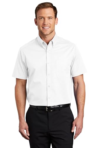 Clothe Co. Men's Short Sleeve Button Down Shirt with Front Pocket (Available in Big & Tall)3