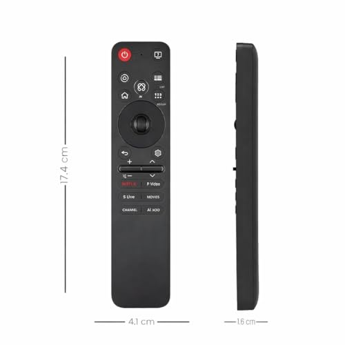 Image of Compatible with LG Magic Smart Android Tv Remote Control Model MR25GA AKB76046609 Suitable UHD Television Voice Command with Streaming Apps - Paring Must!-AI