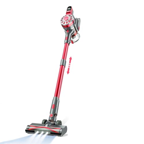 WLOTPO Vacuum Cleaner,Vacuum Cleaners for Home,Lightweight Stick Vacuum,Rechargeable Cordless Vacuum...