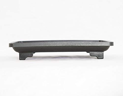 Calibonsai 1 Rectangular Black Plastic Humidity/Drip Tray For Bonsai Tree 10.5"X 7"X 1 Inch thumb #1