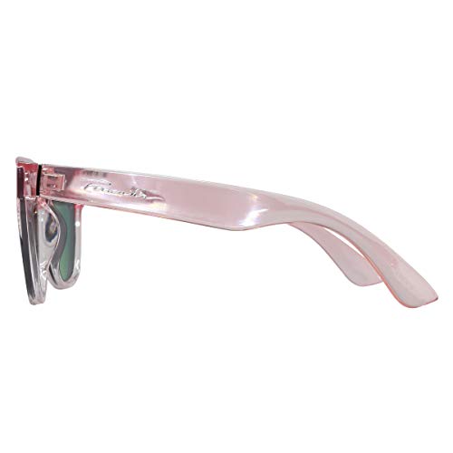Piranha Angel Women's Sunglasses with Crystal Pink Frame and Mirrored Lens4