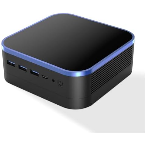 SRESNAIL Mini PC, Intel Alder Lake-N N95 (up to 3.4GHz), PCIE Gen2 SSD 512GB, Desktop PC with Dual Screen Support/USB*4/WiFi 5/BT4.2/Gigabit Ethernet for Home/Office Cover