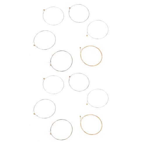 MALAXA LIANXIAO – 12 PCS Cuivre + Acier Remplacement de Cordes de Guitare Durable, 2 Cordes de Guitare de Cordes, Solide… - Les Beatles, Paul McCartney, John Lennon, RIngo Starr, George Harrison MALAXA LIANXIAO - 12 PCS Cuivre + Acier Remplacement de Cordes de Guitare Durable, 2 Cordes de Guitare de Cordes, Solide… – Image 6