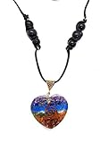 Secret Synergy Stones EMF 5G Protection Orgonite Shungite Black Tourmaline Calming Chakra Necklace