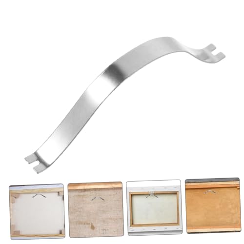 Image of Unomor 500pcs Aluminum Alloy Spring Clips for Picture Frames Backing Clips for Photos and Artwork Reliable and Easy to Install Picture Hanging Hardware