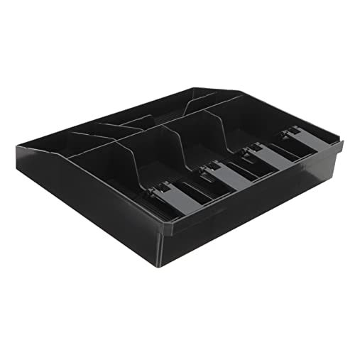 COHEALI Cash Register Drawer with Design for Management Coin Bill Compartments Money Storage for Shops Supermarkets Retail Stores
