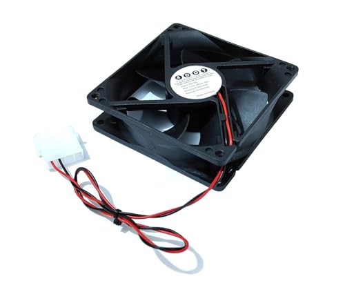 Image of Fourdot 92mm 4Inch Cabinet Cooling Fan 12V DC With Molex SMPS Connector Model 9225