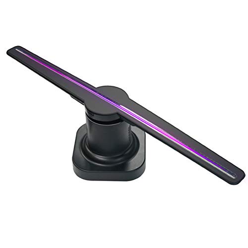 LED Holographic Projector 16,5 Zoll 3D Holo Dispaly Ventilator-beweglicher Hologram Spieler Einzigartige Hologram-Projektor mit WiFi + SD-Karte