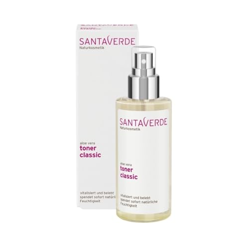 Santaverde toner classic 100ml | Erfrischendes Gesichtstonikum mit Aloe Vera & Rosenwasser | Belebt & Pflegt