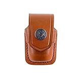 Koltster ALSM037 Handmade Brown Leather Single Speed Loader Carrier/case/Pouch with Belt Clip for Smith&Wesson