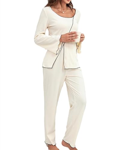 Set homewear lounger femmes manches évasées pour vos week-ends cocooning