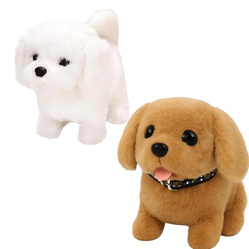 Buy SkinDora Walking White Dog Toy for Kids | Interactive Barking