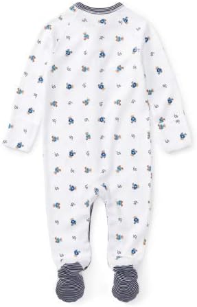 ポロ ラルフローレン クマ柄前閉じカバーオール[ホワイト](男の子3～9か月用)XS [並行輸入品]