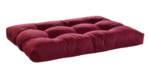 Traumnacht Outdoor Palettenauflage mit Schaumstoffstäbchen gefüllt, Palettenkissen,...