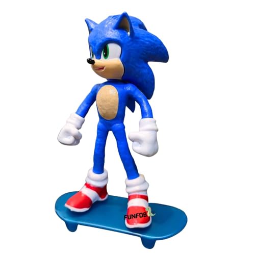 Image of FUNFOB Cartoon Action Figure Height -15cm Collectible PVC Multicolour | SOO-NC Blue