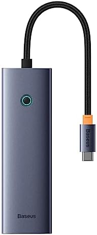 Baseus Flite Series Estação de ancoragem HUB de 7 portas 4K carre...