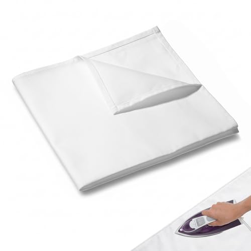 2 PCS Pressing Cloth for Ironing 31.4 X 15.7 Inch Cotton Ironing Cloth Fabric Press Clothing Sewing and Ironings Fabric Protector Press Tool for Silk Organza Also Used for Napkin Cup Wiping Clothes