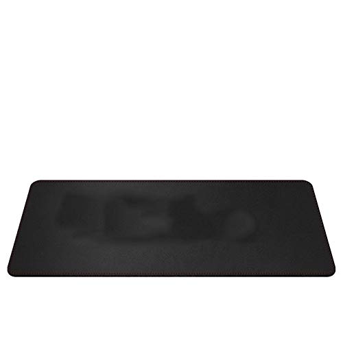 Portable PU Leather Large Mouse Pad Player Waterproof Desk Pad Computer Mouse Pad Keyboard Desk Pad The edge of mouse mat is delicate (Color : Black, Size : XX-Large)